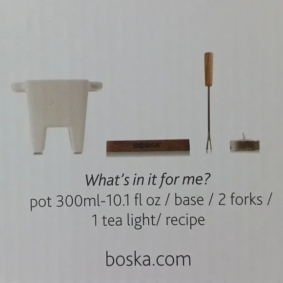 Boska Tapas Fondue Set in White - Picture 7 of 8